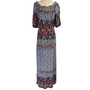 Tiare Hawaii Sage Off Shoulder Maxi Dress